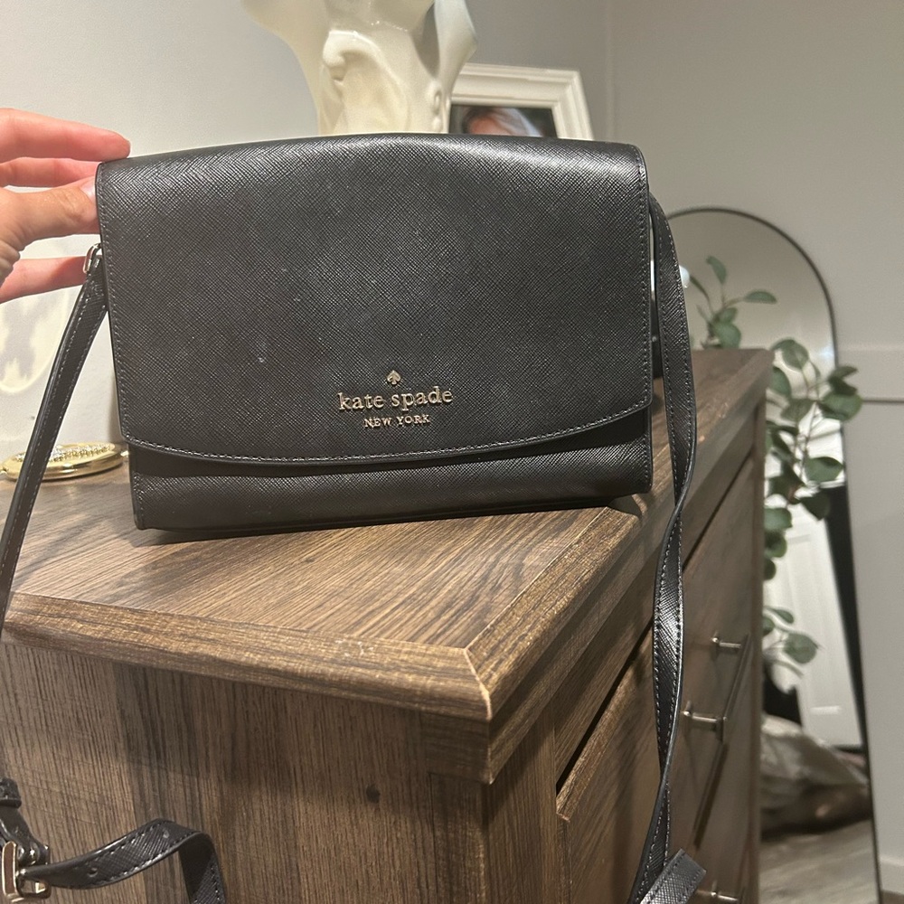 Kate Spade Charcoal Crossbody Bag